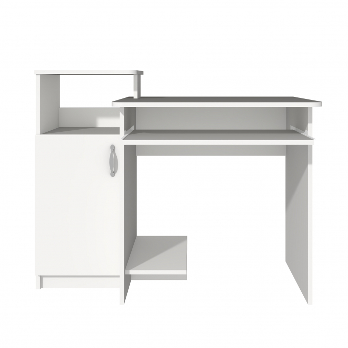 Birou Pc Skm-2, 110x60x87 cm, Alb Ro [3]