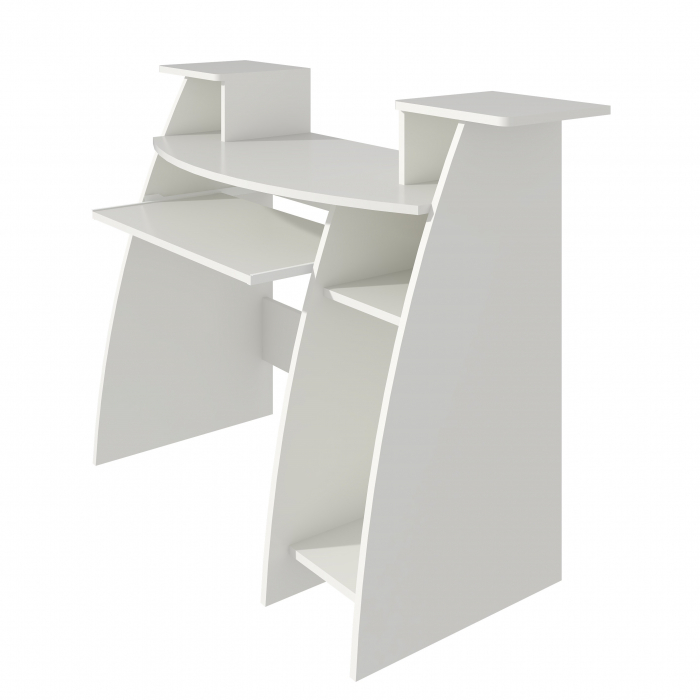 Birou Pc Skm-4 Ro, 123x50x77 cm, Alb [5]
