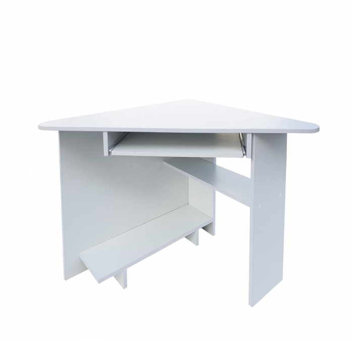 Birou pe Colt SU15 Ro, 76x76x75 cm, Alb [2]
