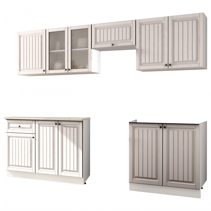 Bucatarie Gospodina MDF 2.6m, Muscat [2]