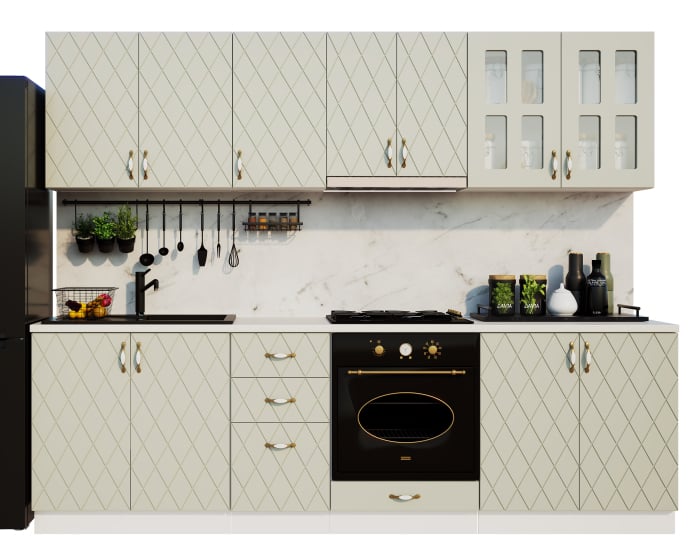 BUCATARIE MIRA ROMB MDF 2,6M [3]