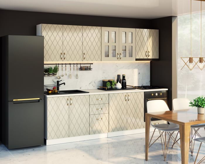 BUCATARIE MIRA ROMB MDF 2,6M [2]