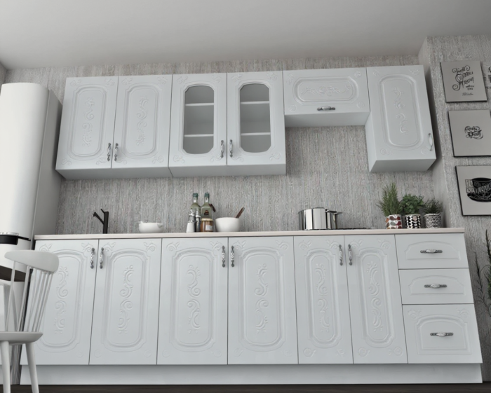 Bucătărie Liza RO MDF 260x60x200cm [2]