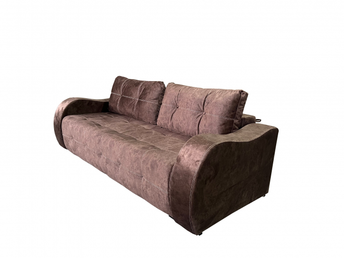 Canapea Extensibila Laura 240x115x75 cm, Maro [4]