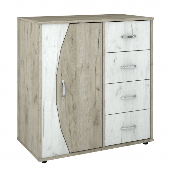 Comoda 4-1-1 Ro, 88x45x91 cm, Stj K002 - K001 [2]