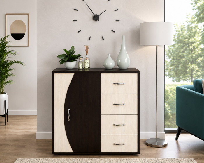Comoda 4-1-1 Ro, Wenge + Mesteacan [2]