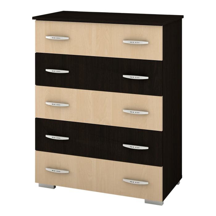 Comoda Alin 5 Sertare Wenge Mesteacan [6]