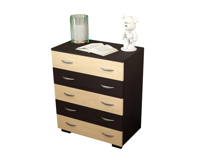 Comoda Alin 5 Sertare Wenge Mesteacan [8]