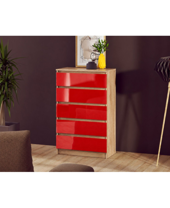 Comoda ARIA 5 sertare, 70x40x112cm [12]