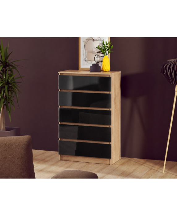 Comoda ARIA 5 sertare, 70x40x112cm [11]