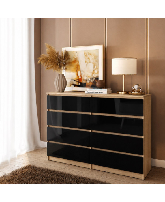 Comoda ARIA 8 sertare, 120x40x97cm [14]
