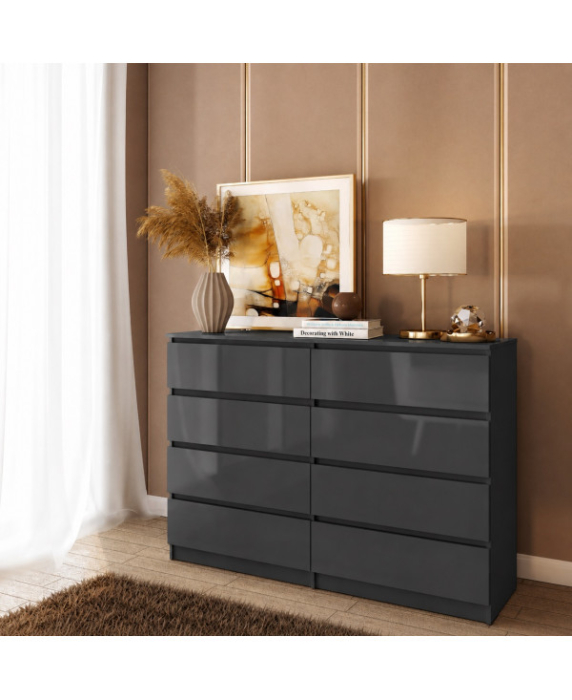 Comoda ARIA 8 sertare, 120x40x97cm [13]