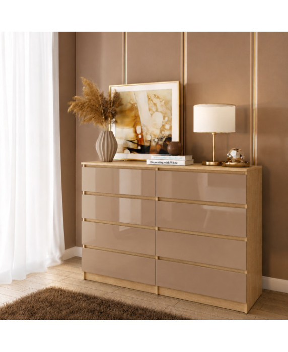 Comoda ARIA 8 sertare, 120x40x97cm [12]