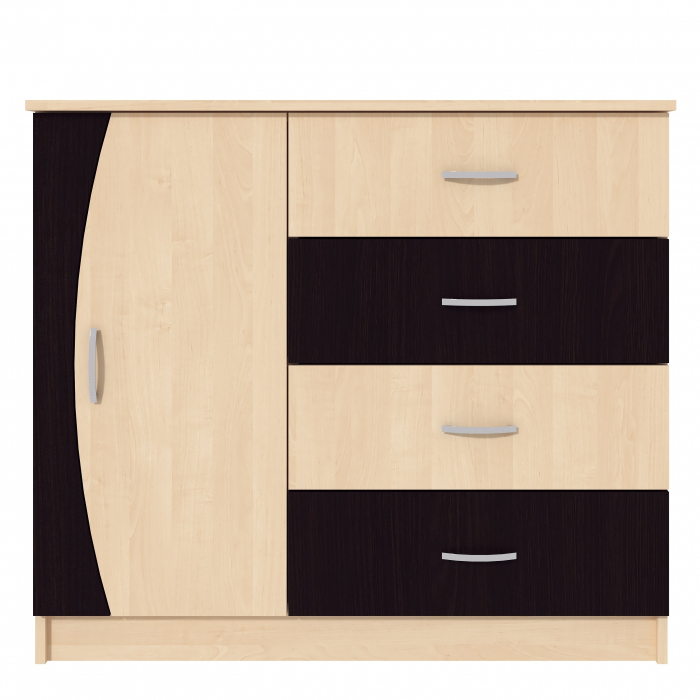 Comoda KF5, 101x44x90 cm, Mesteacan [3]