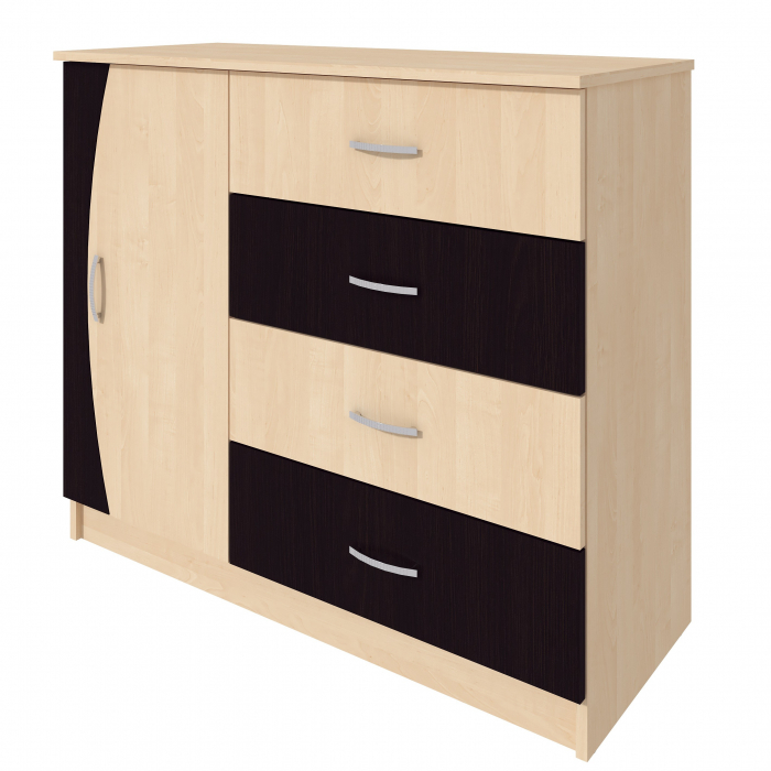 Comoda KF5, 101x44x90 cm, Mesteacan [4]