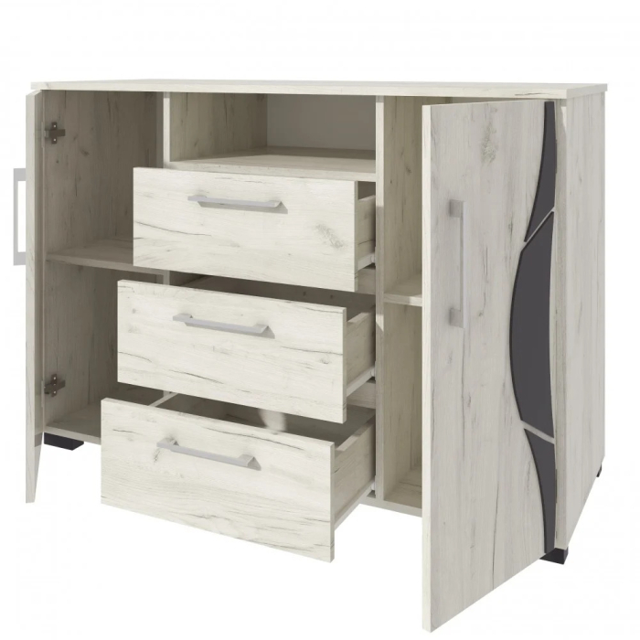 Comoda Laguna RO Stejar K001 135x40x82 cm [4]