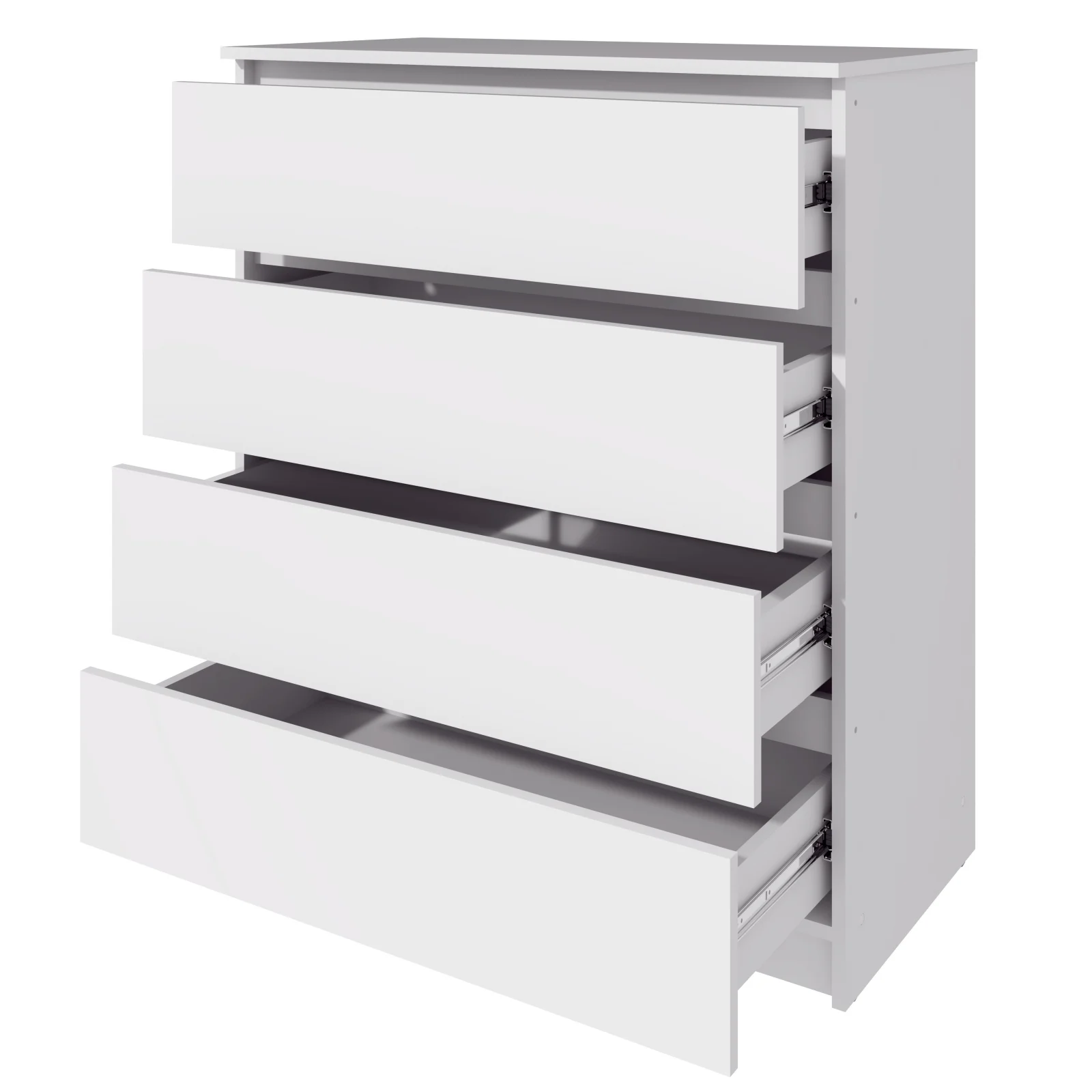 Comoda MP5 4Sertare, 90x44x103 cm, Alb [5]