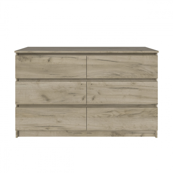 Comoda MP6 6S,130x44x80 cm, Stejar K002 [3]