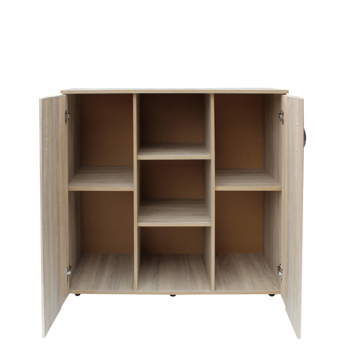 Comoda Tineret, 120x45x95 cm, Sonoma+Truffe [3]
