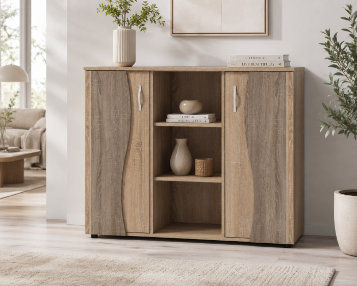 Comoda Tineret Sonoma Truffe 120x45x95 cm [2]