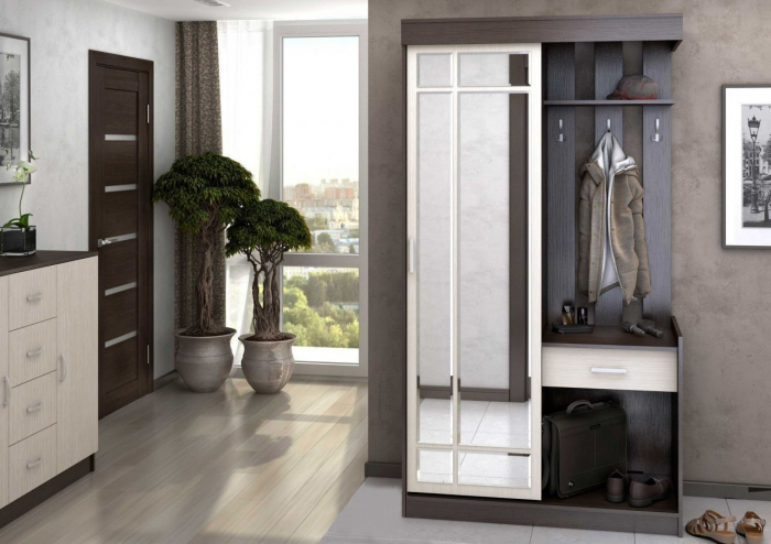 Cuier Parma Wenge+Stejar Deschis [2]
