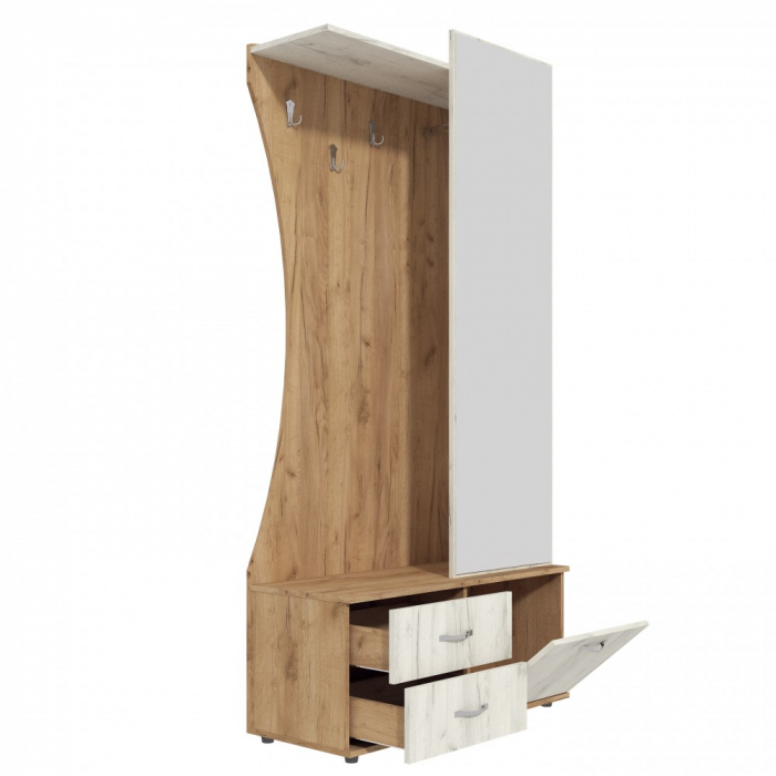 Cuier Tony, 100x40x203 cm, Stejar k003/k001 [5]