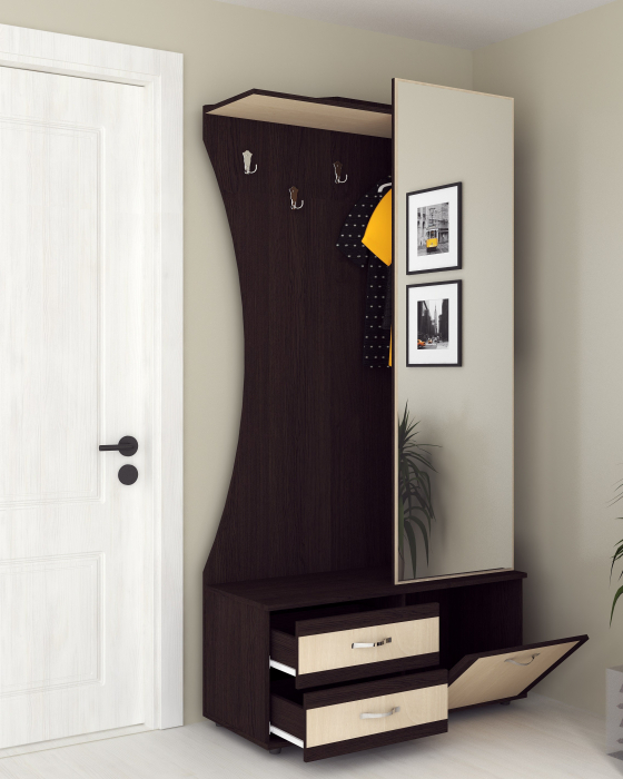 Cuier Tony Wenge+Mesteacan [2]