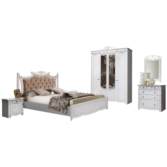 Dormitor Jasmin Lux Crem [2]