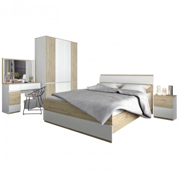 Dormitor Laura Sonoma+Alb [2]