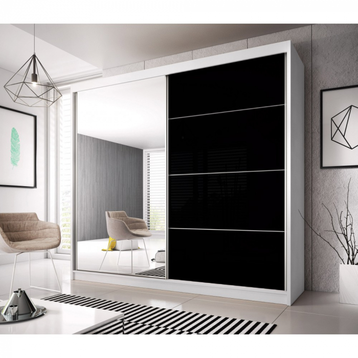 Dormitor Luca Alb+Negru [2]