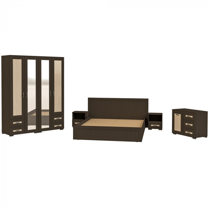 Dormitor Palermo Wenge+Mesteacan [2]