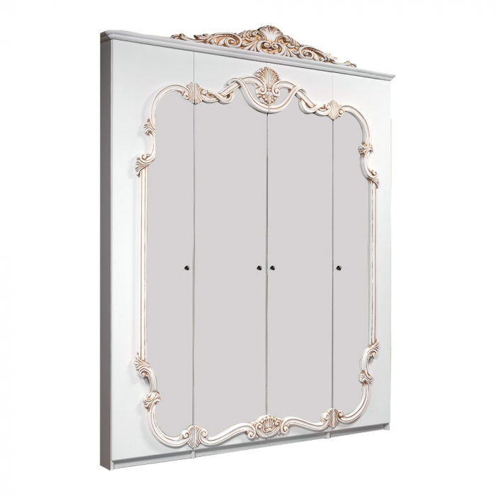 Dormitor Rosalia Alb+Auriu [6]