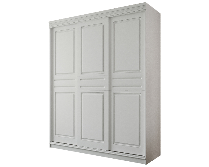 Dressing BD05 Alb, 160x55x200cm [5]
