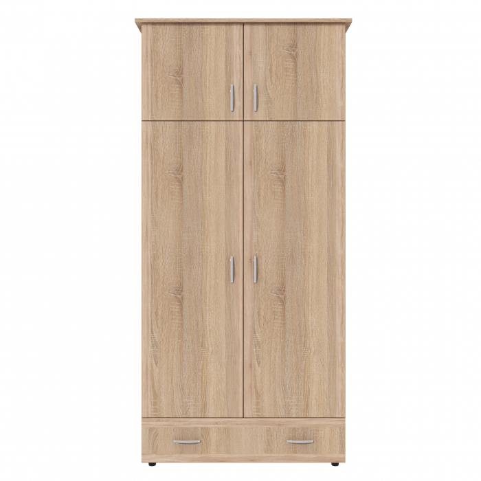 Dulap 2 Usi Soft, 95x51x203 cm, Sonoma [3]