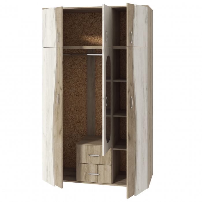 Dulap 3Usi S, 120x50x198 cm, K002+K001 [5]
