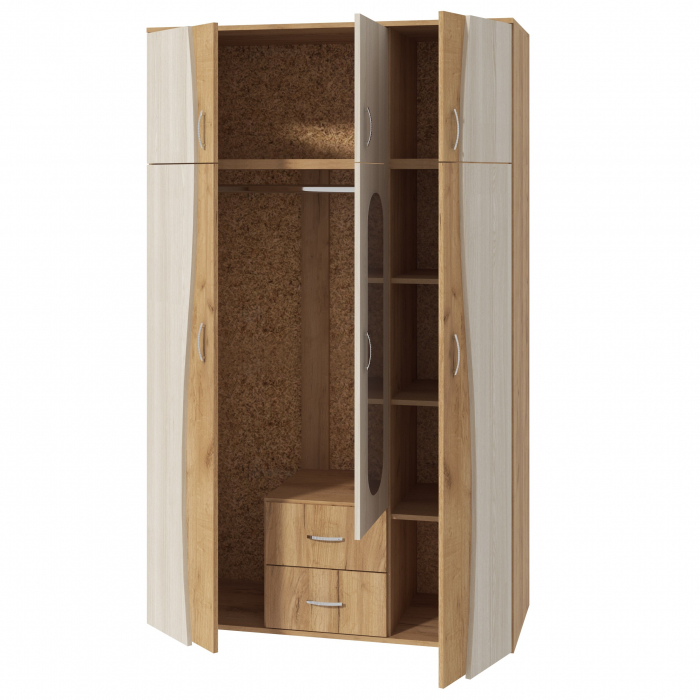 Dulap 3Usi S 120x50x198 cm K003+Kiruna [5]