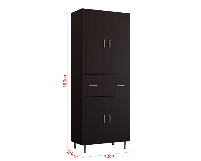 Dulap 4U-1S , 70x35x180 cm Wenge [8]
