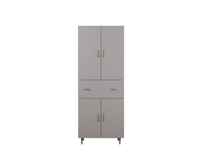 Dulap 4Usi -1S , 70x35x180 cm Alb [5]