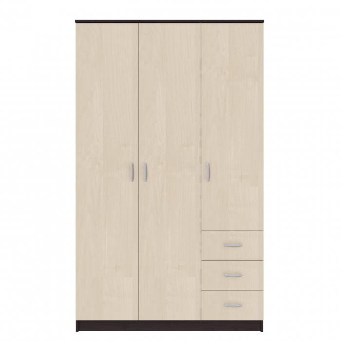 Dulap Ionut,120x50x200 cm, Wenge+Mesteacan [3]