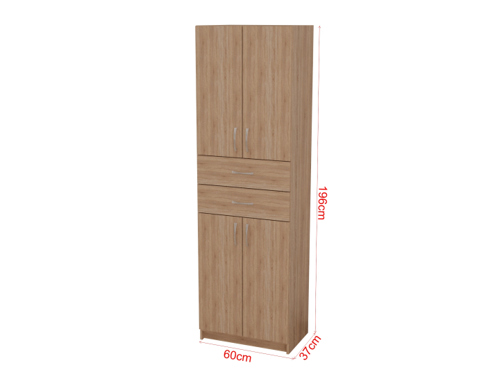 Dulap KSC-11 Ro, 60x37x196 cm Sonoma [9]