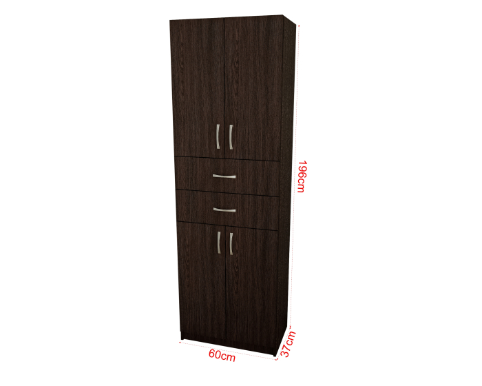 Dulap KSC-11 Ro, 60x37x196 cm Wenge [9]