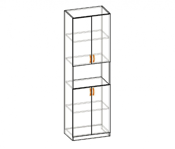 Dulap KSC-5 RO, 60x37x196 cm, Sonoma [6]