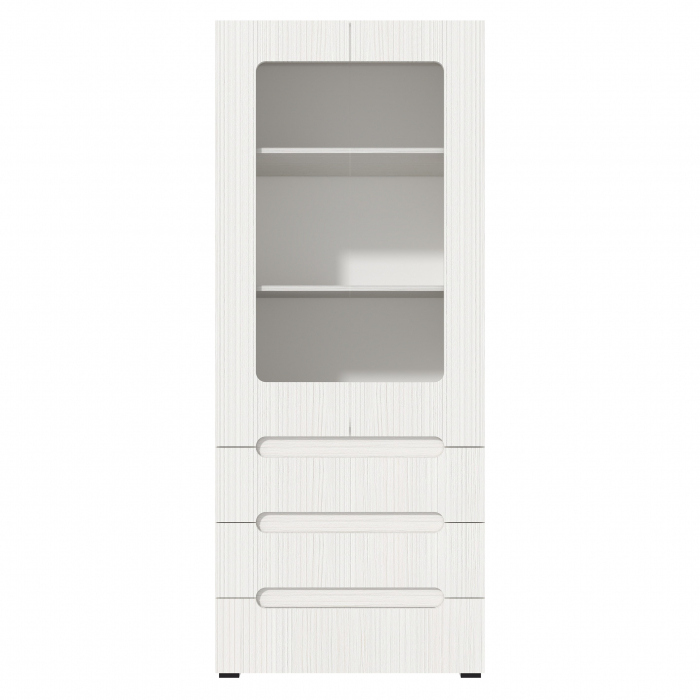 Dulap Stil-21, 80x46x195 cm Alb [3]