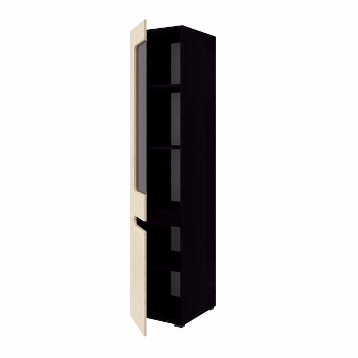 Dulap STIL-24 ST, 40x46x195 cm Wenge+Mesteacan [5]