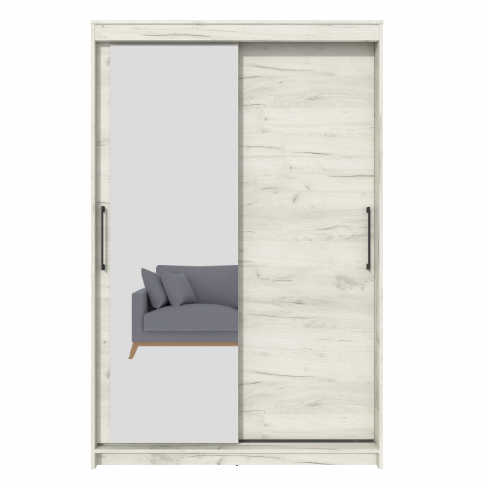 Dulap UC MP2, 130x60x200 cm, Stejar K001 [2]