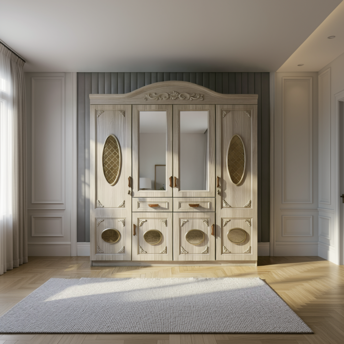 Dulap ZQE 017 MDF 6U 2S 200x215x52cm [4]