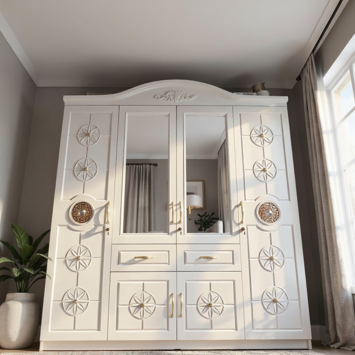 Dulap ZQE 021 MDF  6U/2S 200x215x52 cm [4]