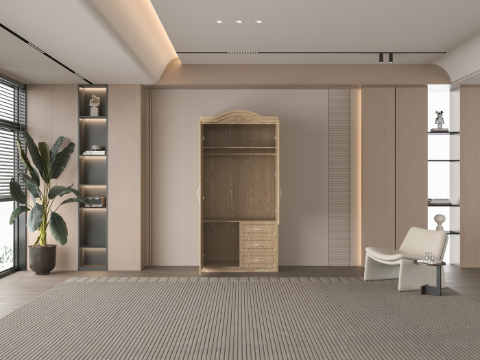 Dulap ZQW-009MDF - 2U/3S, 100x50x200 cm [2]