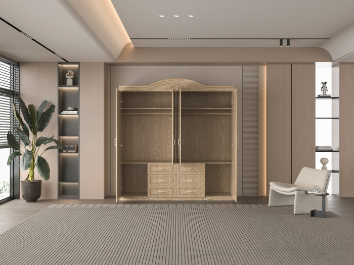 Dulap ZQW-009MDF - 4U/6S, 200x50x200 cm [2]