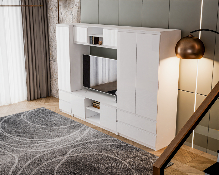 Living Chelsea Alb Acril 270x190x51cm [2]